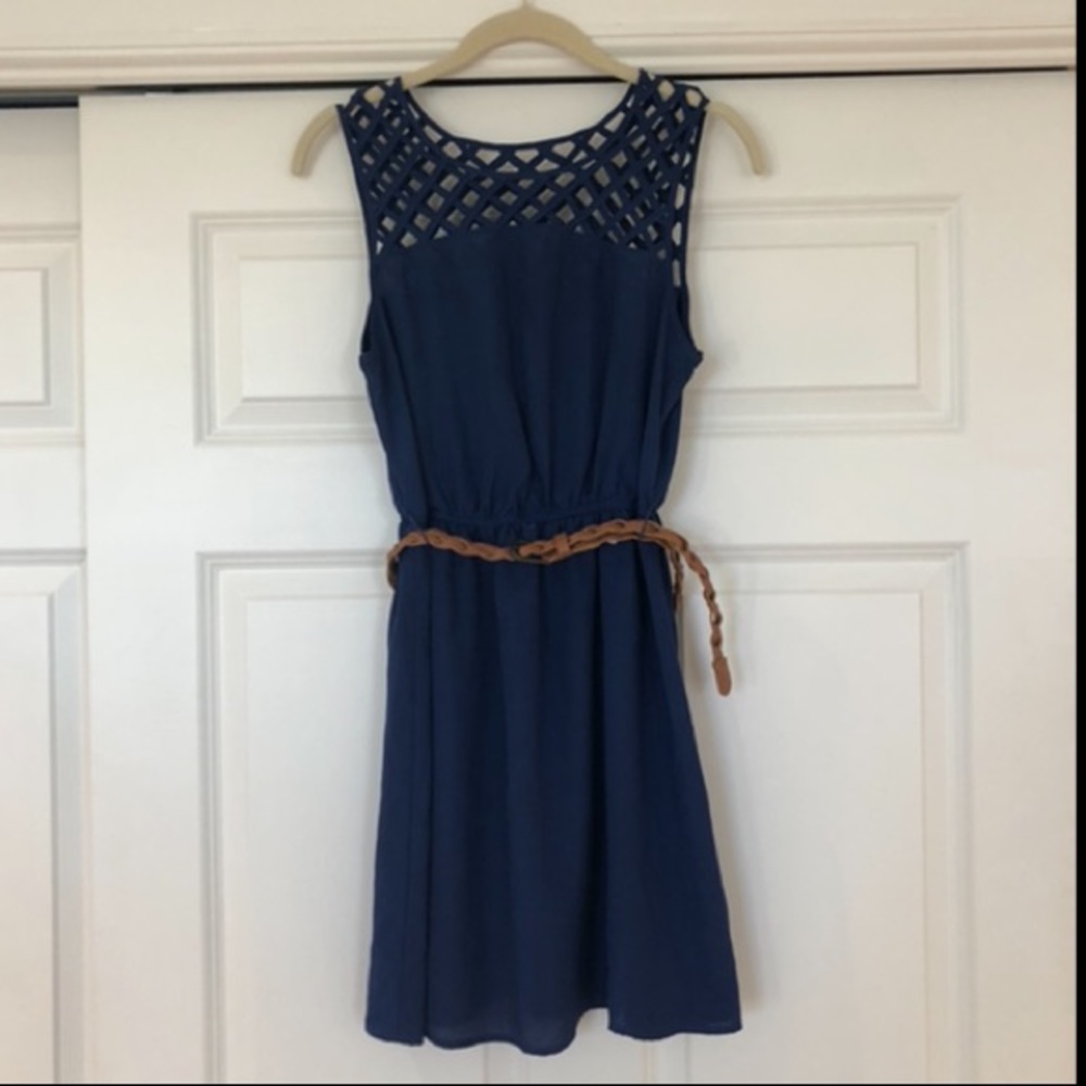 My Michelle: Tank Sleeve Mid Length Dress
